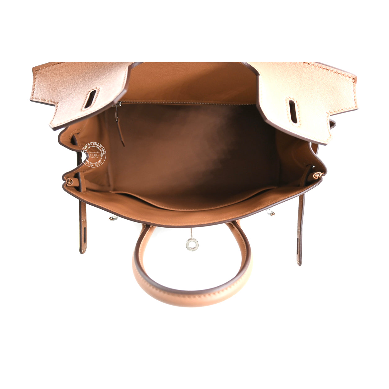 Hermès Birkin 25cm Gold Toile Quadrille/Swift PHW