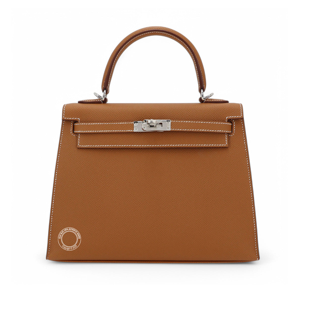 Hermes Kelly 25cm Gold Epsom PHW