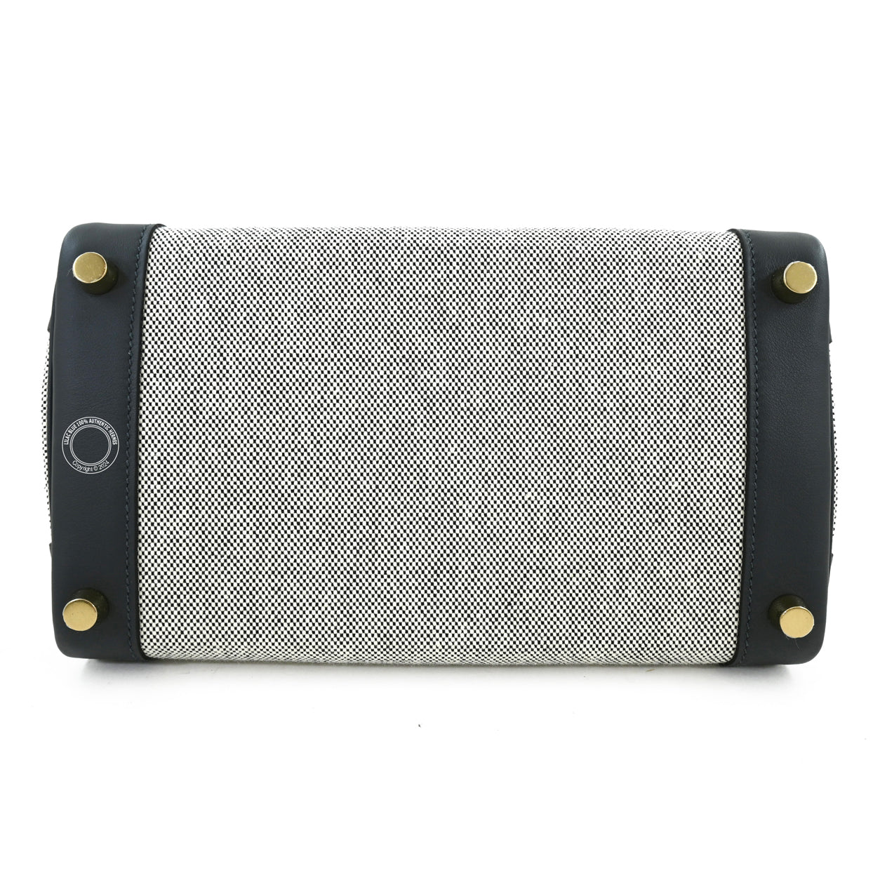 Hermès Birkin 25cm Gris Misty Toile H/Swift PBHW