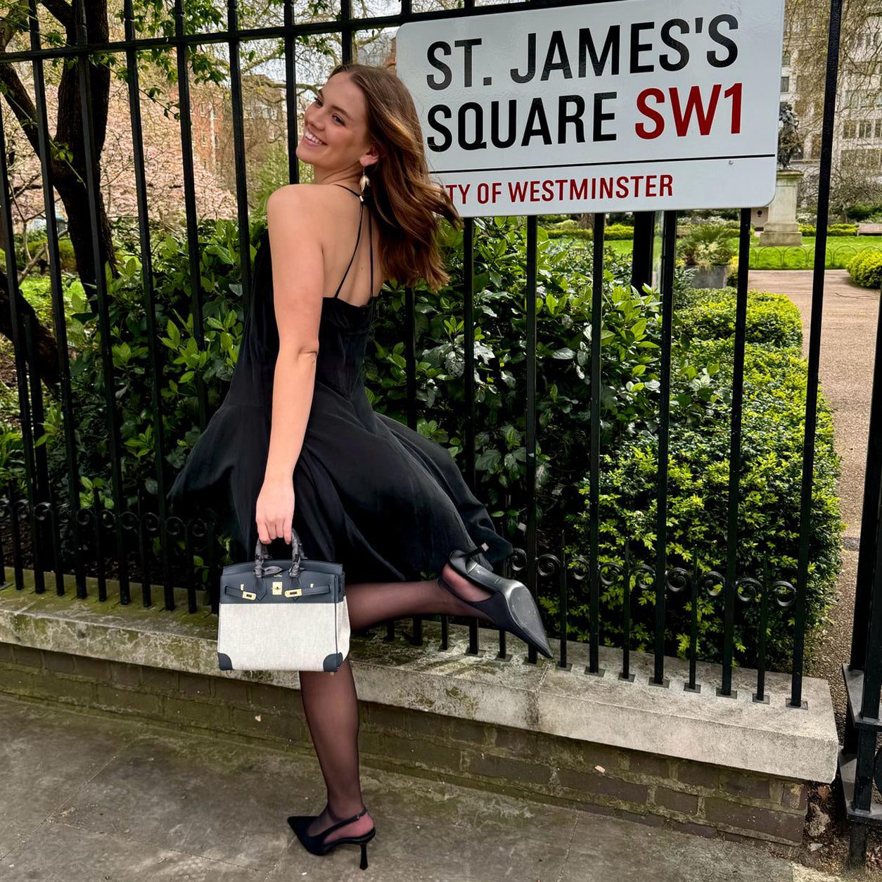 Hermès Birkin 25cm Gris Misty Toile H/Swift PBHW