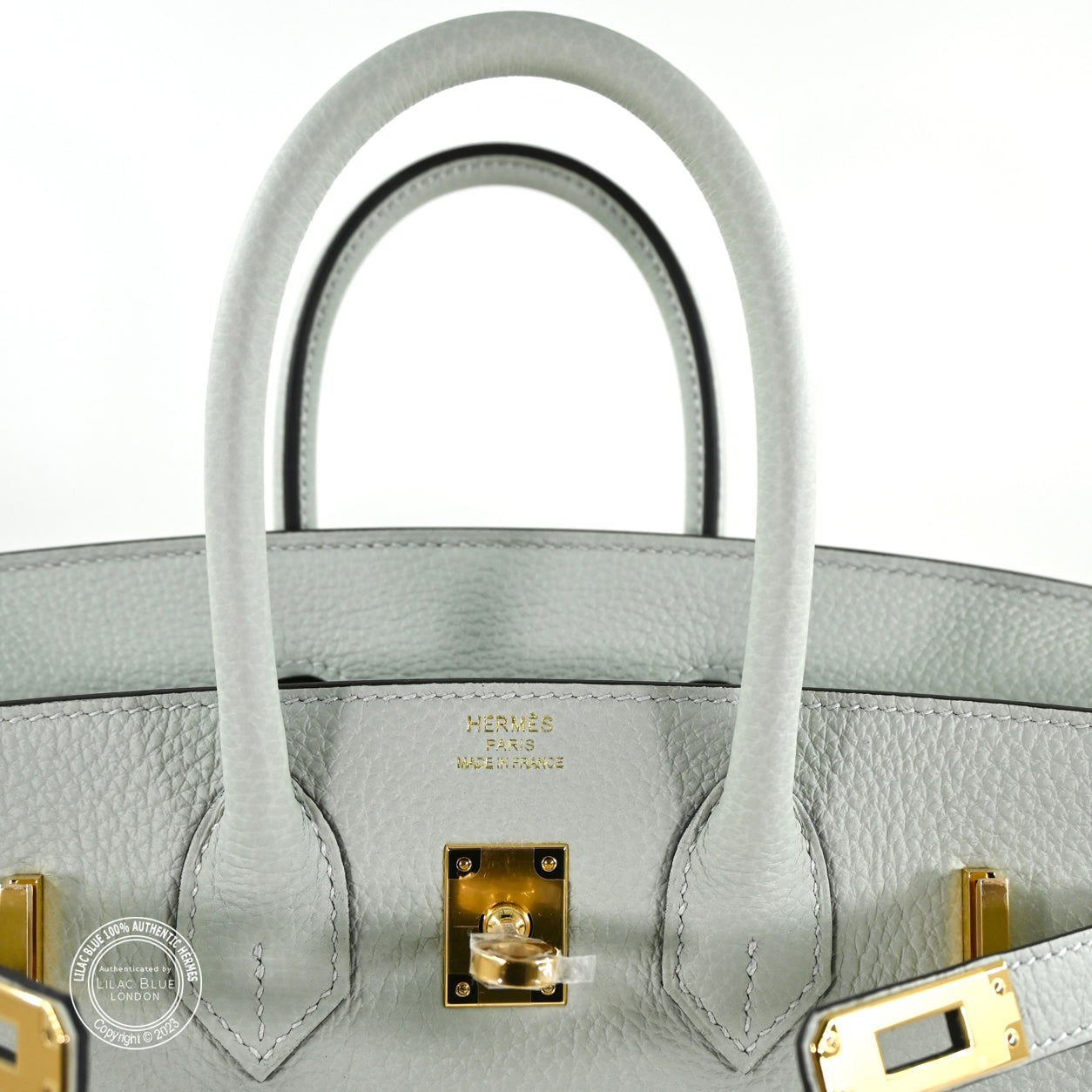 Hermès Birkin 25cm Gris Neve Togo GHW