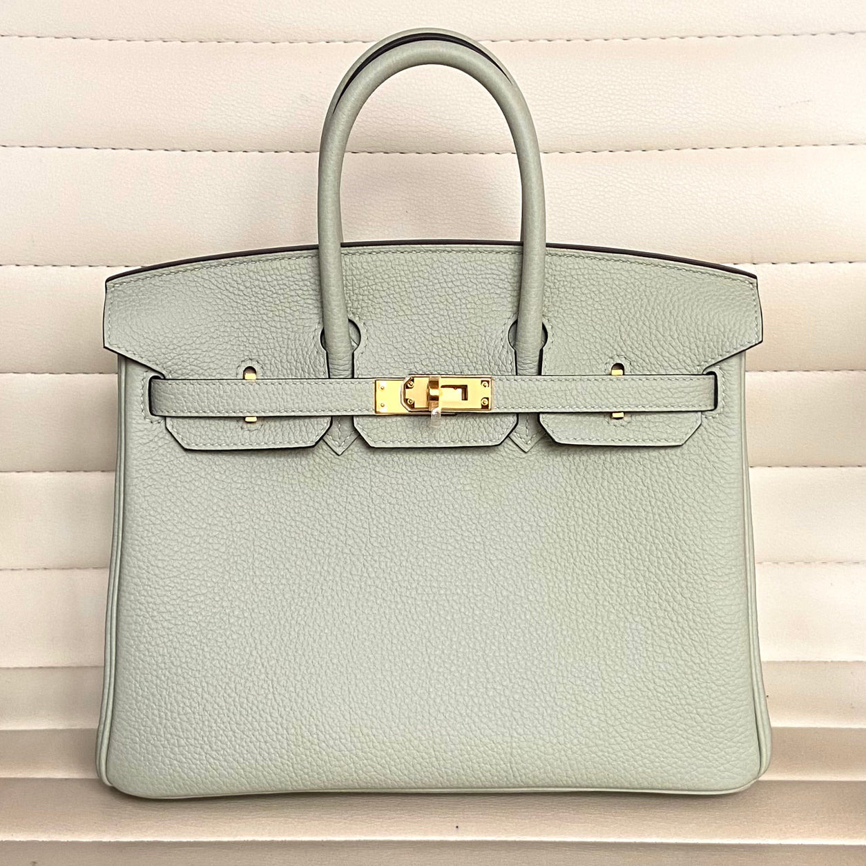 Hermès Birkin 25cm Gris Neve Togo GHW