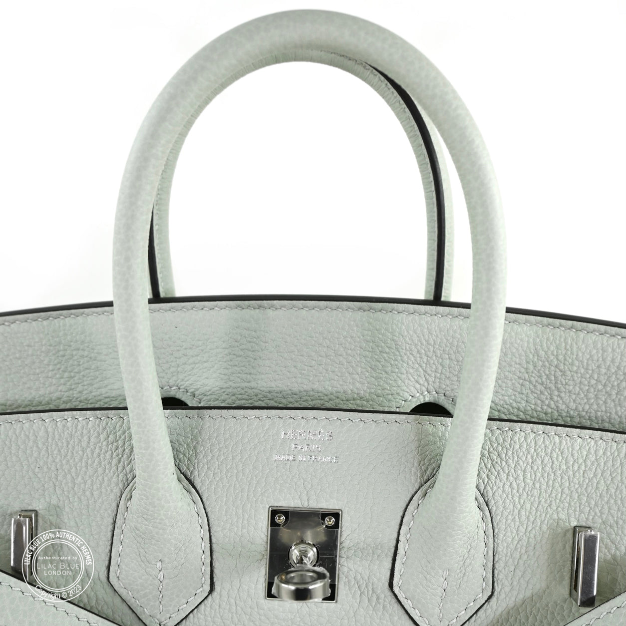 Hermès Birkin 25cm Gris Neve Togo PHW