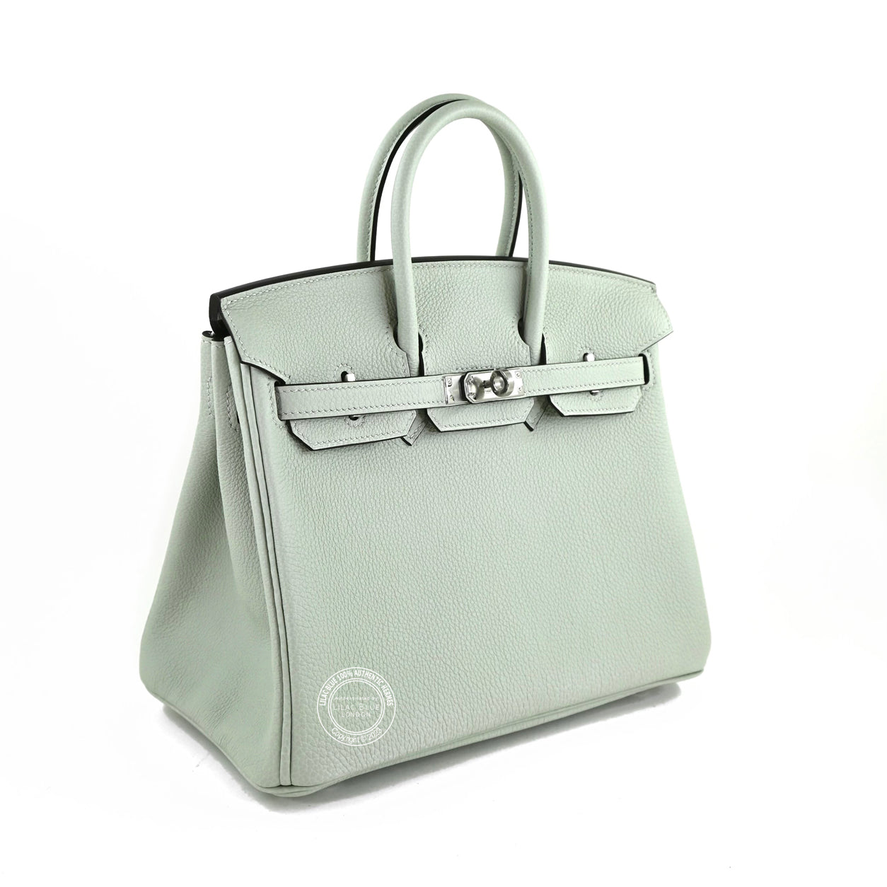 Hermès Birkin 25cm Gris Neve Togo PHW