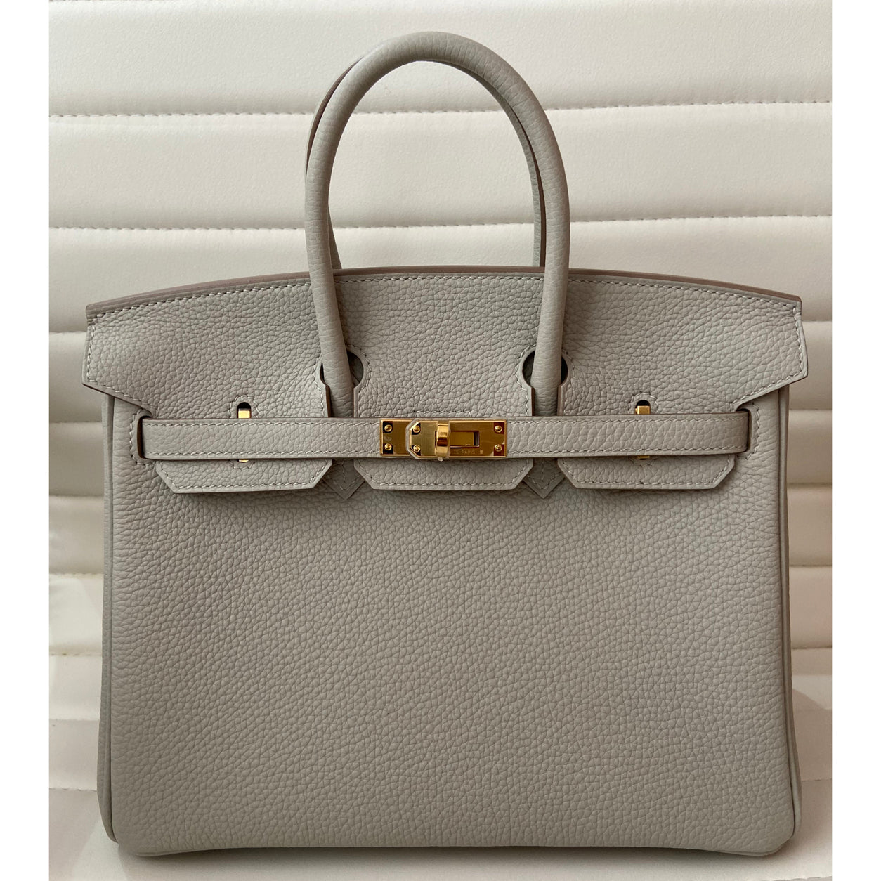 Hermès Birkin 25cm Gris Perle Togo GHW
