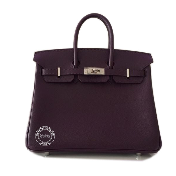 Hermès Birkin 25cm Raisin Epsom PHW