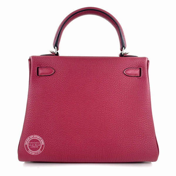 Hermes Kelly 25cm Rouge Grenat Togo PHW