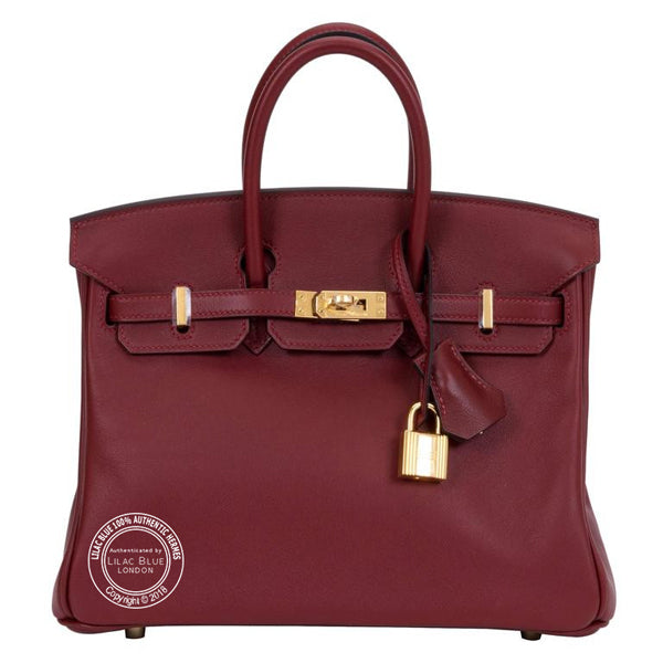 Hermès Birkin 25cm Rouge H Swift GHW