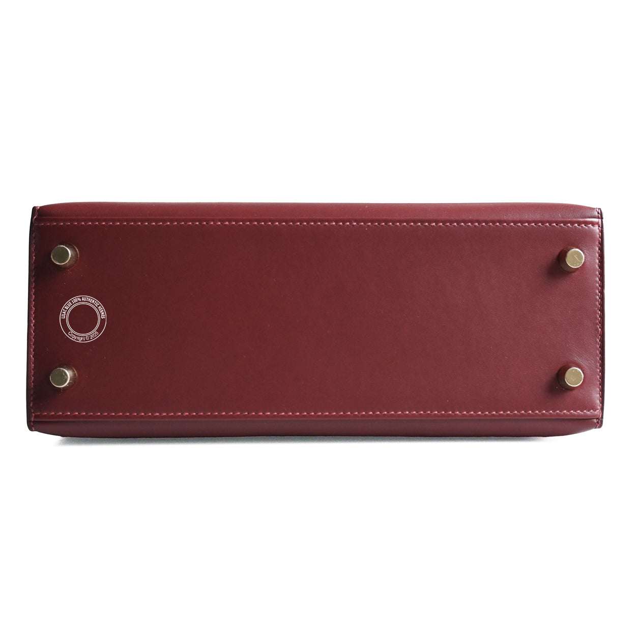 Hermes Kelly 25cm Rouge H HSS Sombrero GHW
