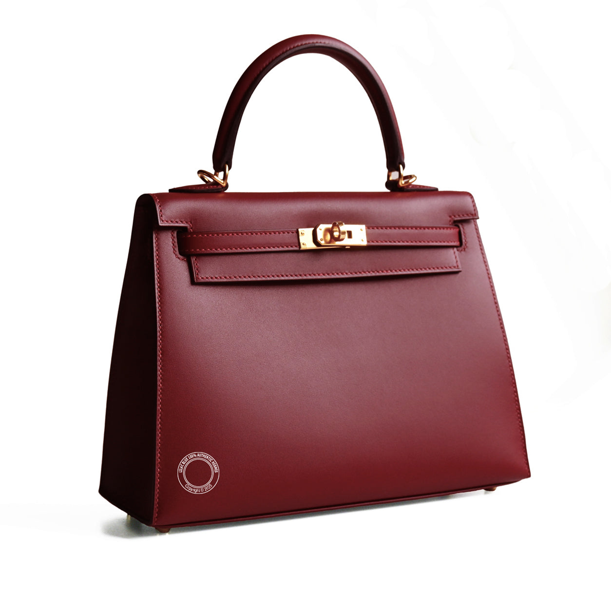 Hermes Kelly 25cm Rouge H HSS Sombrero GHW