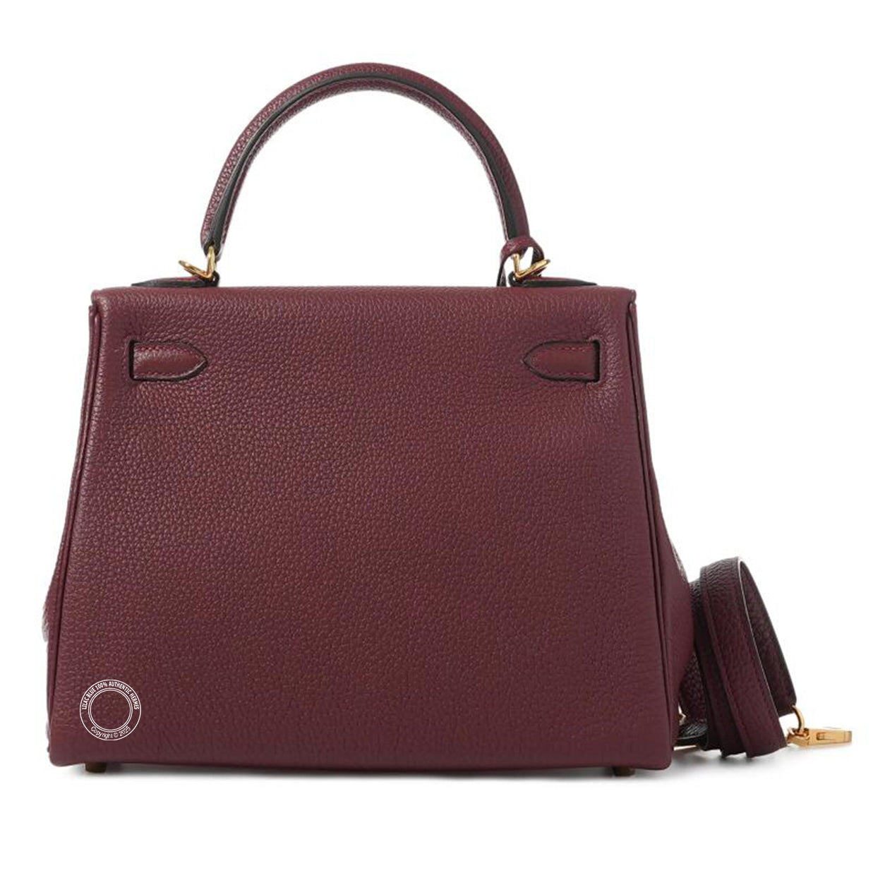 Hermès Kelly 25cm Rouge H Togo GHW