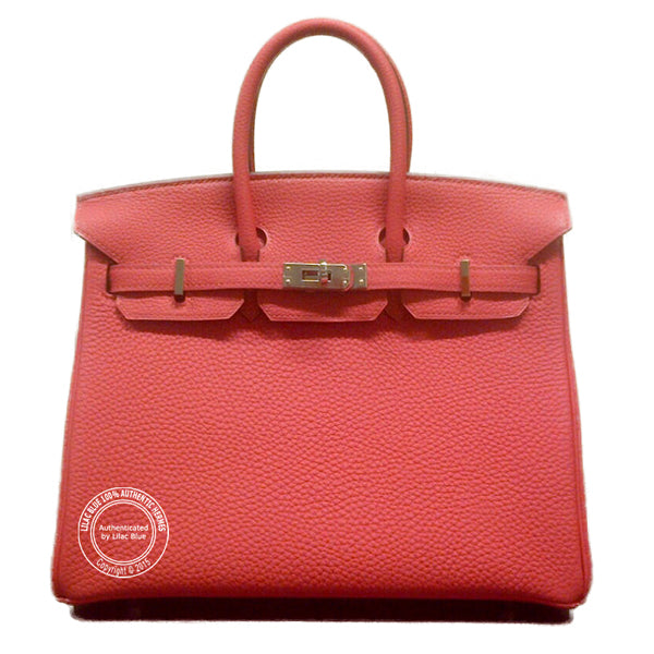 Hermès Birkin 25cm Rouge Pivoine Togo PHW