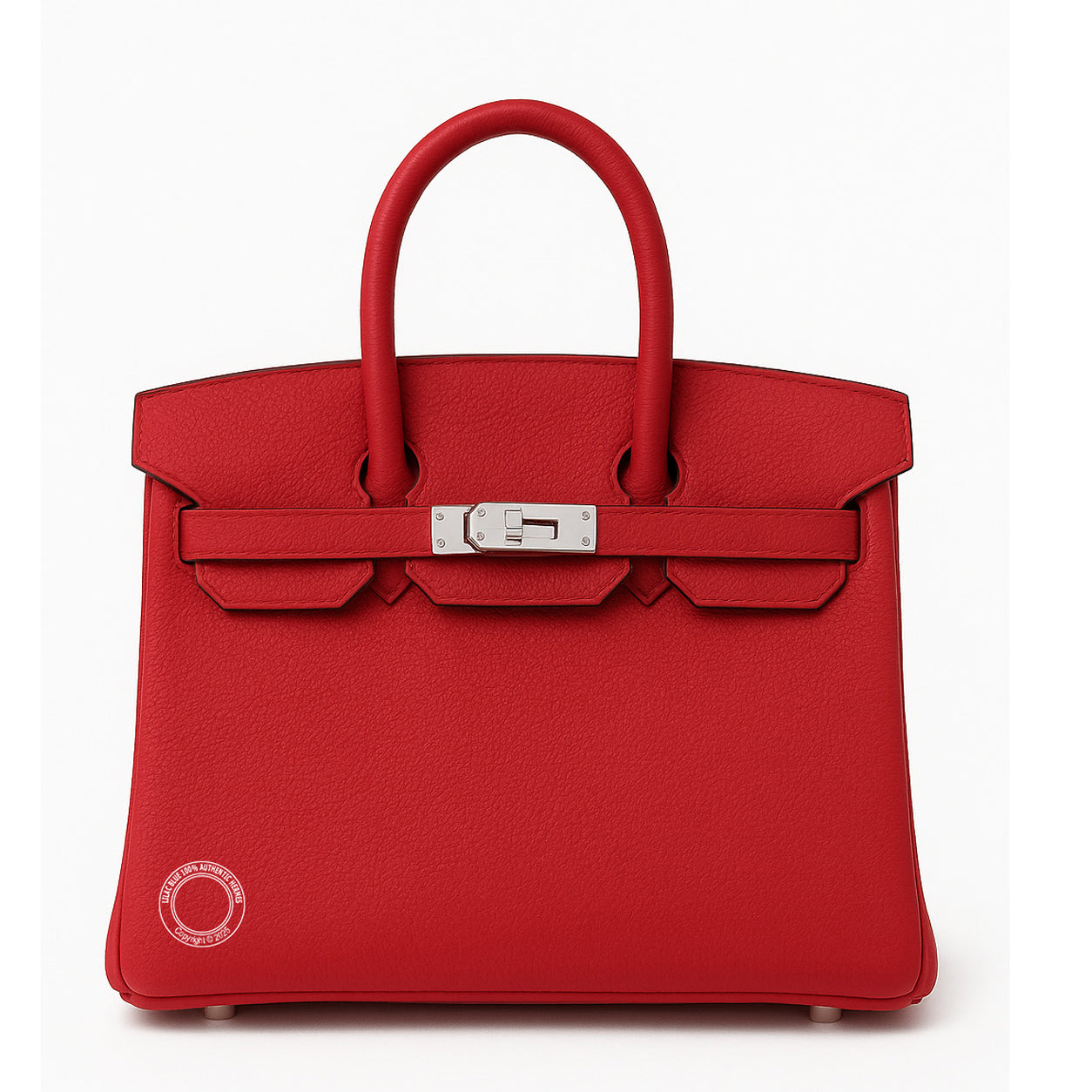 Hermes Birkin 25cm Rouge Radieux Togo PHW