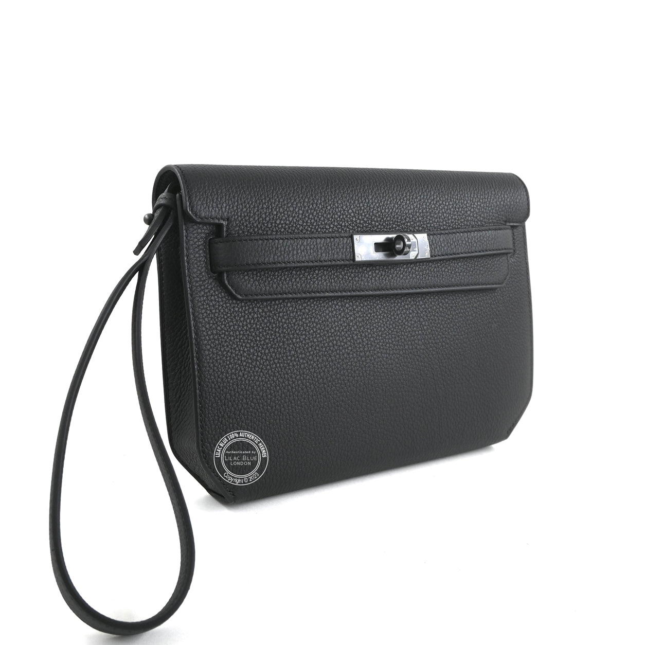 Hermès Kelly Depeche 25 So Black Togo
