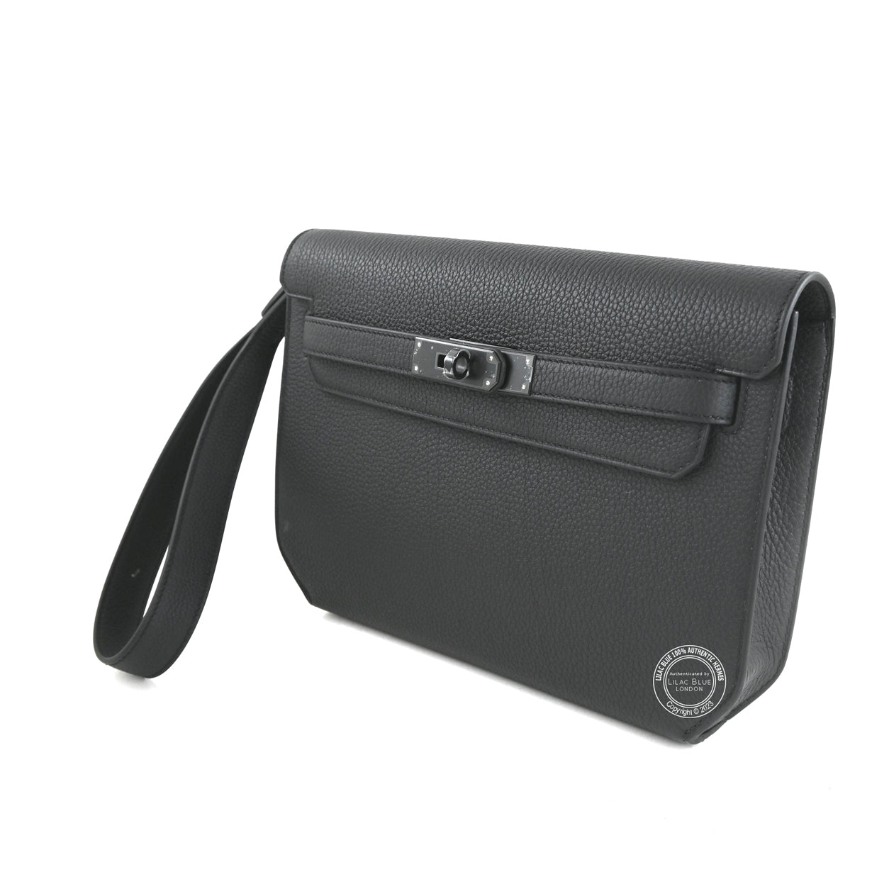Hermès Kelly Depeche 25 So Black Togo