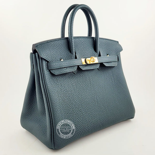 Hermès Birkin 25cm Vert Cypress Togo GHW