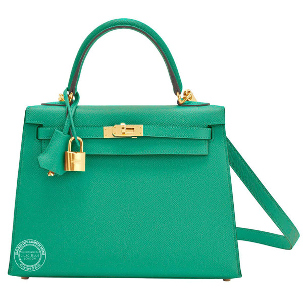 Hermès Kelly 25cm Vert Jade Epsom GHW