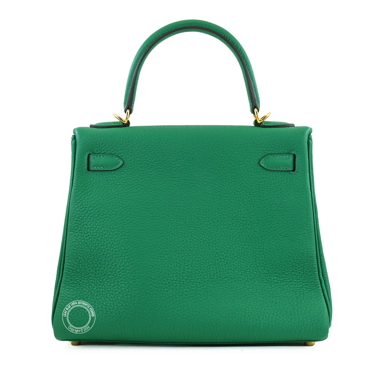 Hermès Kelly 25cm Vert Vertigo Togo GHW
