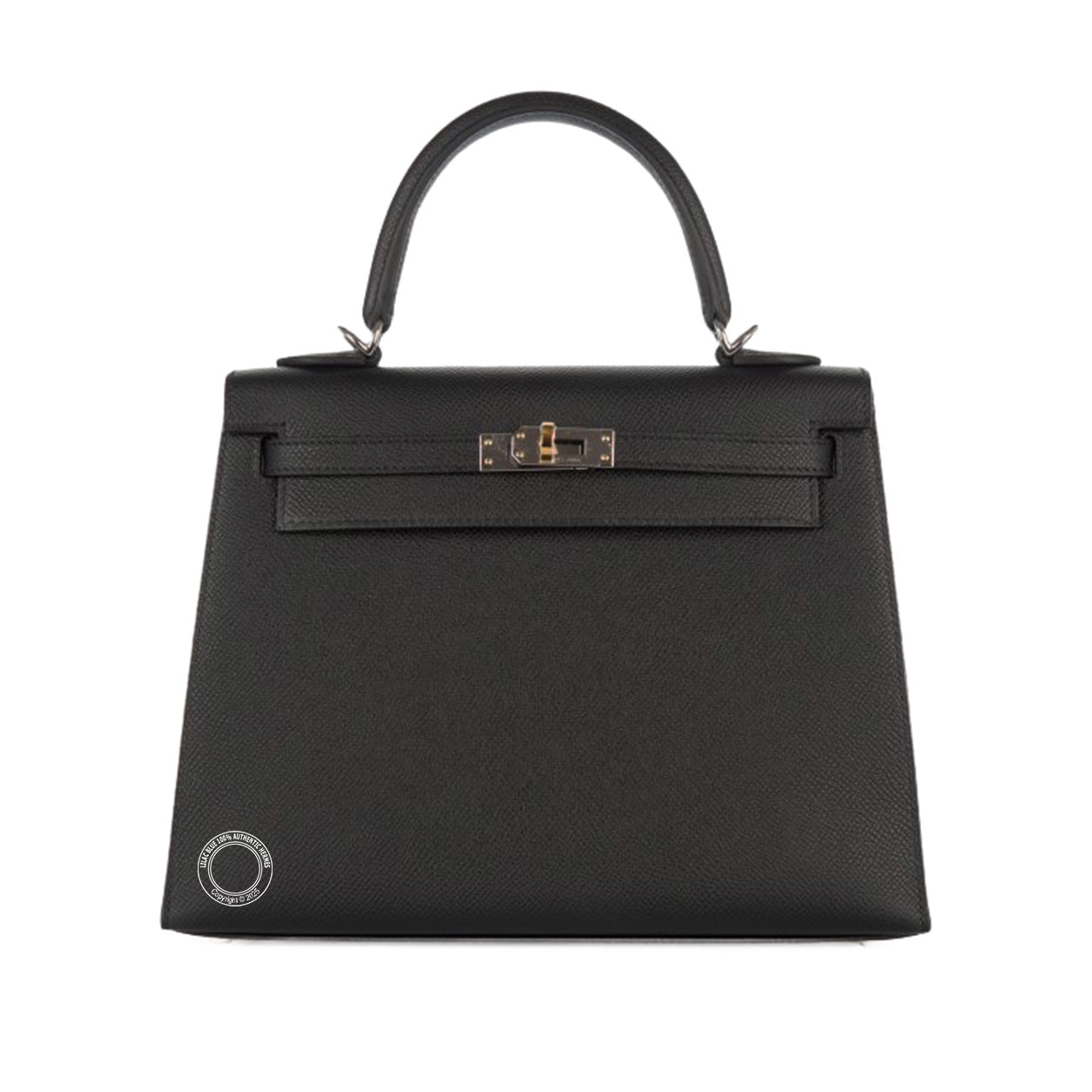 Hermès Kelly 25cm Black Epsom EHW