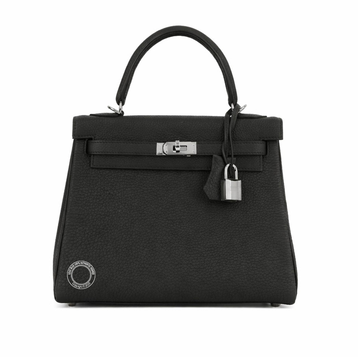 Hermès Kelly 25cm Black Togo PHW