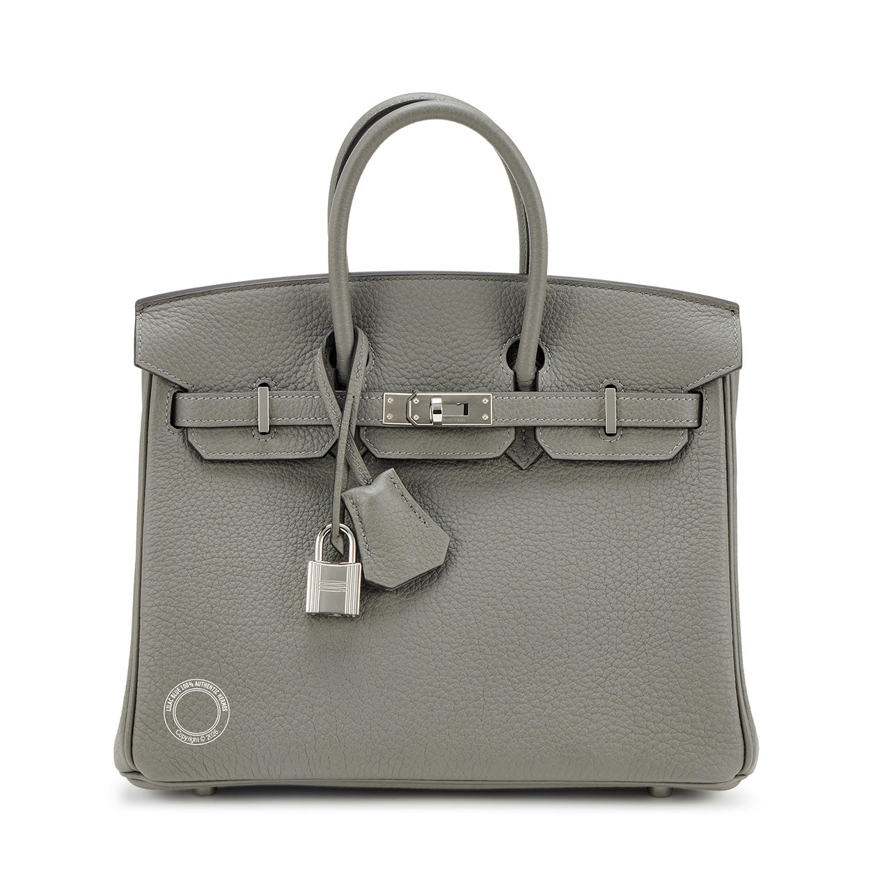 Hermès Birkin 25cm Gris Meyer Togo PHW
