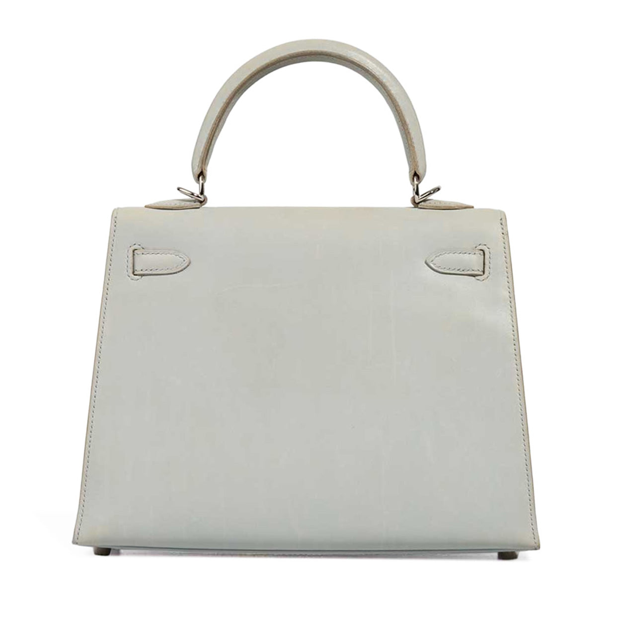 Hermès Kelly 25 Bleu Glacier Box Nepal PHW - Preloved