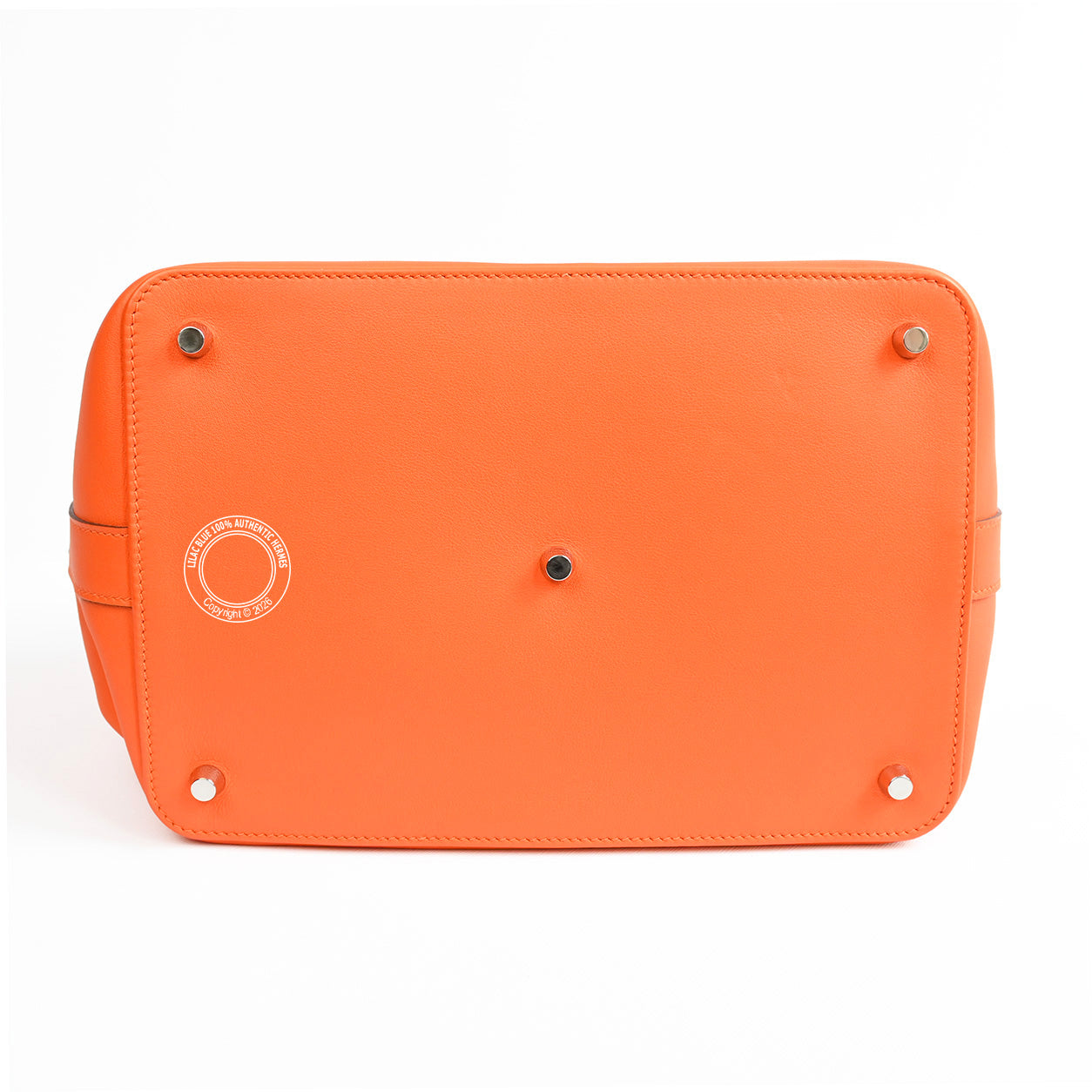 Hermès Toolbox 26cm Orange Poppy Evercolor PHW - Preloved