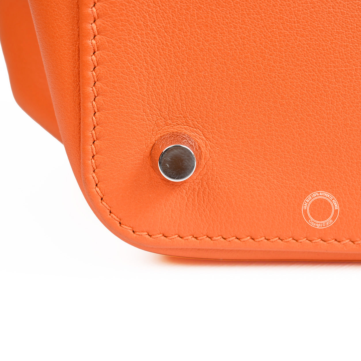 Hermès Toolbox 26cm Orange Poppy Evercolor PHW - Preloved