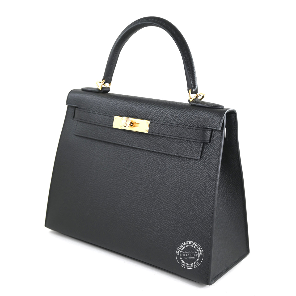 Hermès Kelly 28cm Black Epsom GHW