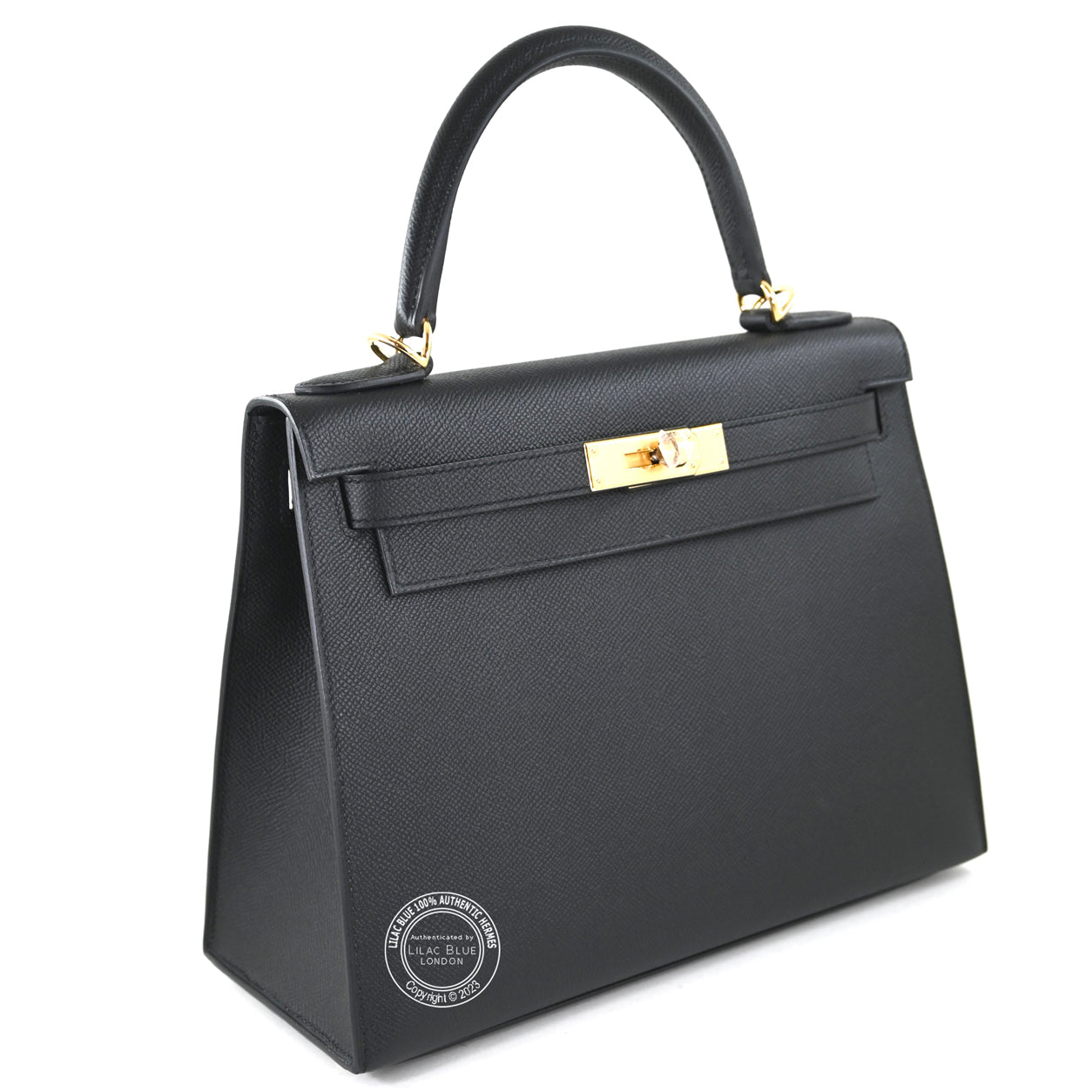 Hermès Kelly 28cm Black Epsom GHW