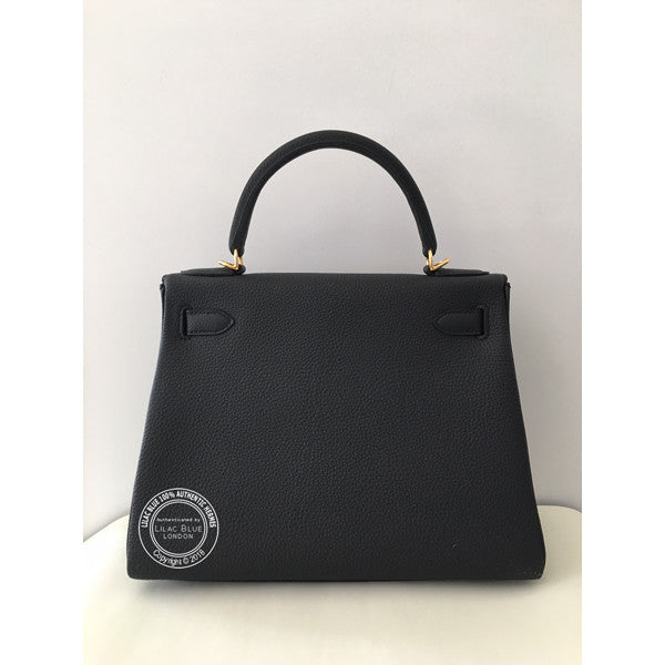 Hermès Kelly 28cm Black Togo GHW