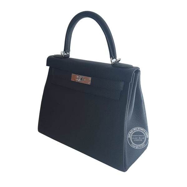 Hermes Kelly 28cm Black Togo PHW
