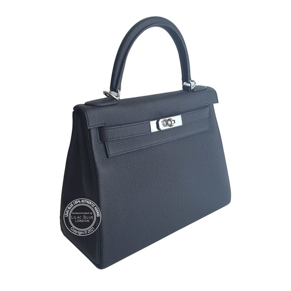 Hermes Kelly 28cm Black Togo PHW