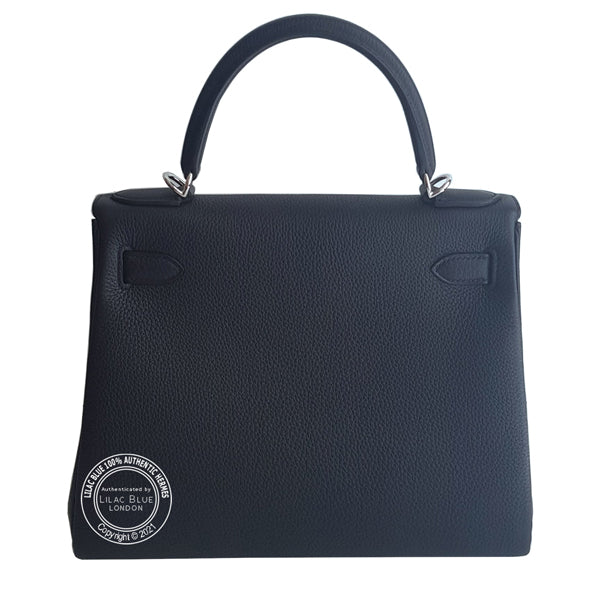 Hermes Kelly 28cm Black Togo PHW