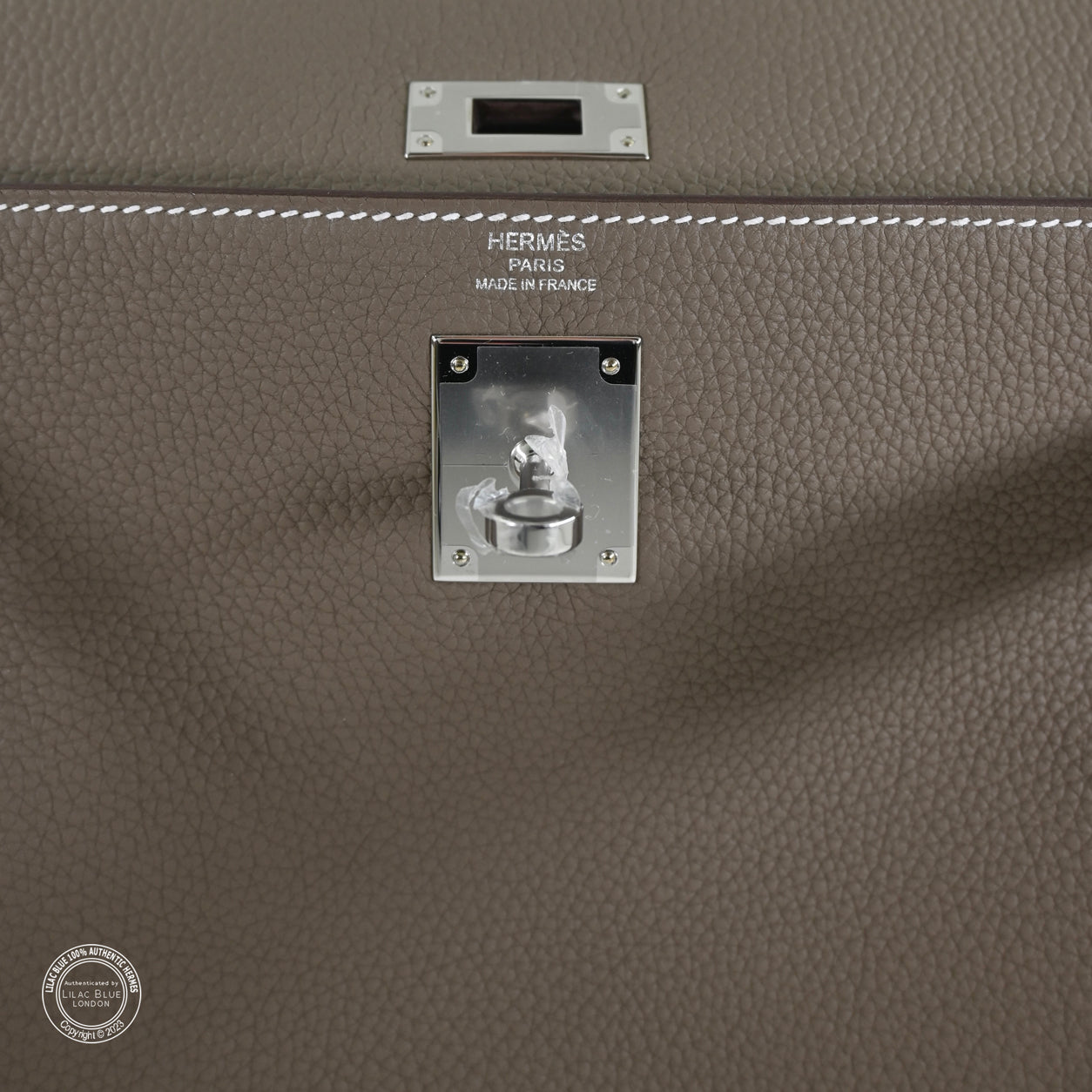 Hermès Kelly 28cm Etoupe Togo PHW