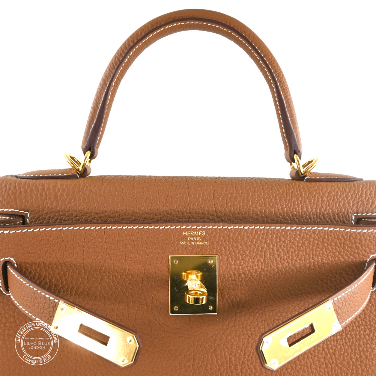 Hermès Kelly 28cm Gold Togo GHW