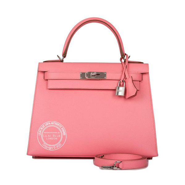 Hermès Kelly 28cm Rose Confetti Epsom PHW