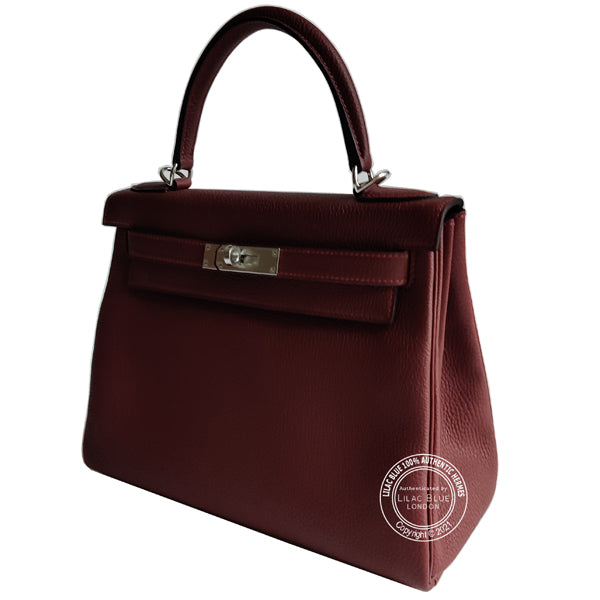 Hermès Kelly 28cm Rouge Sellier Togo PHW