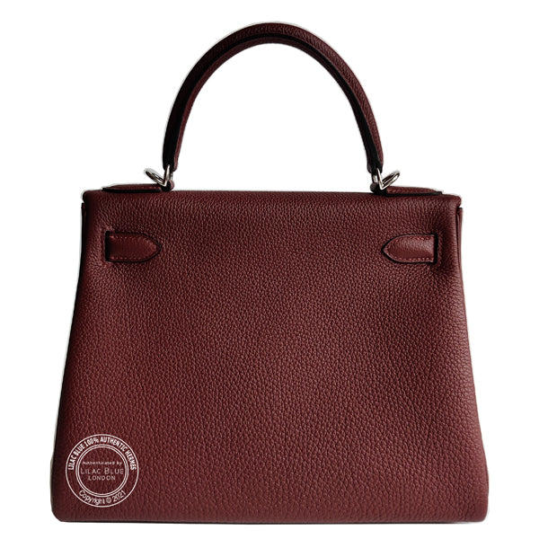 Hermès Kelly 28cm Rouge Sellier Togo PHW