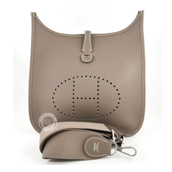 Hermès Evelyne 29cm Etoupe Clemence PHW