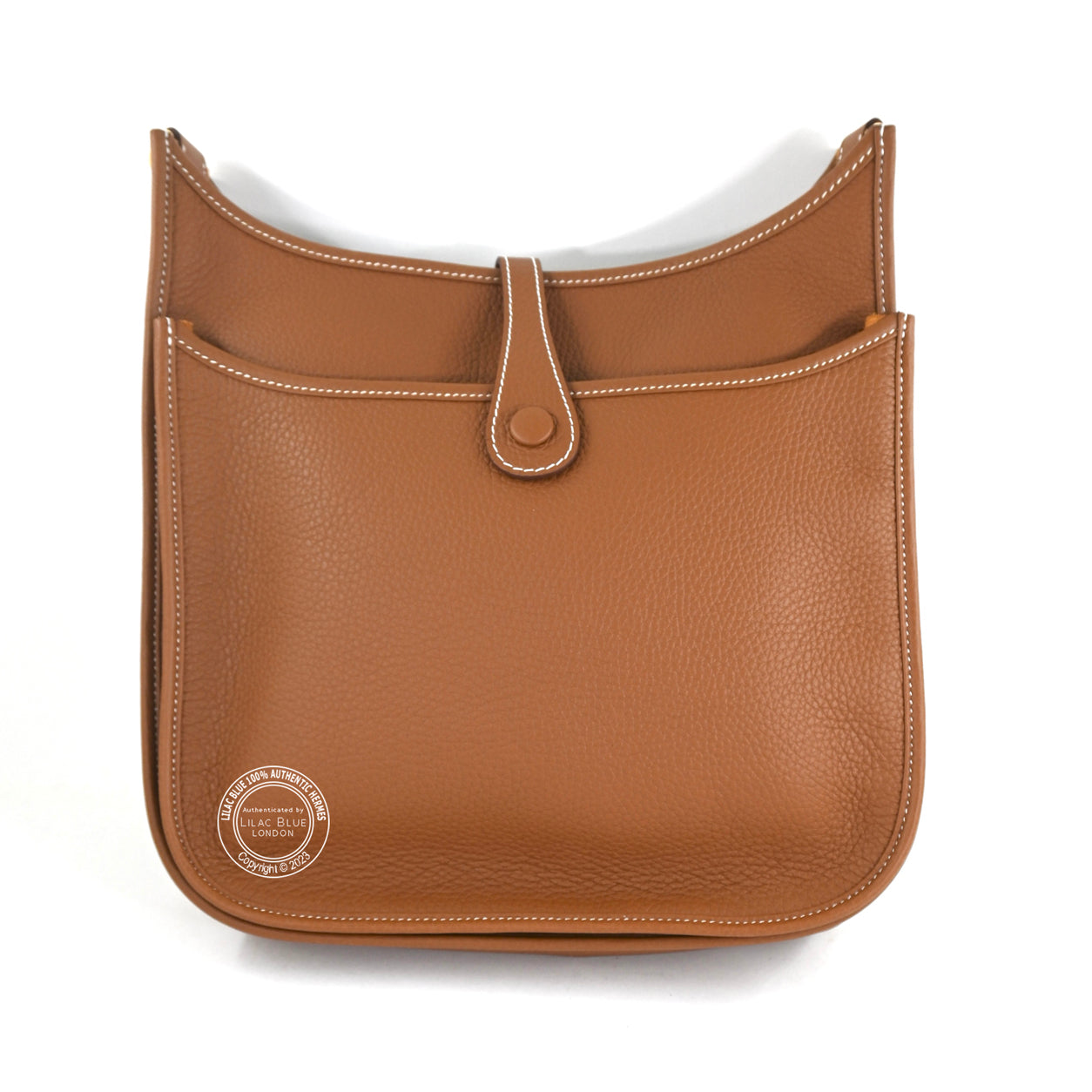 Hermes Evelyne 29cm Gold Clemence GHW