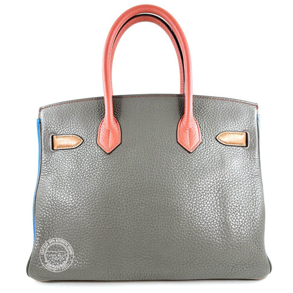 Hermès Birkin 30cm Arlequin Togo PHW - Preloved