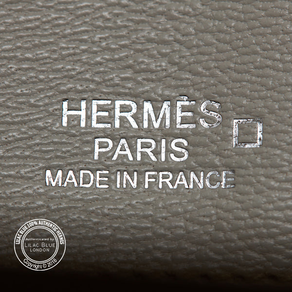 Hermès Birkin 30cm Beton/Gris Perle Ghillies Matte Alligator PHW