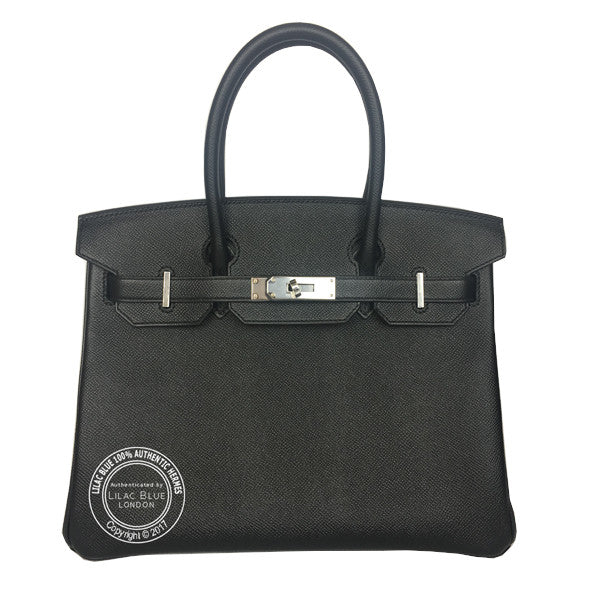 Hermès Birkin 30cm Black Epsom PHW