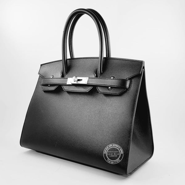Hermès Birkin 30cm Black Sellier Madame PHW