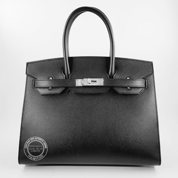 Hermès Birkin 30cm Black Sellier Madame PHW