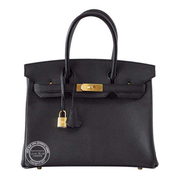 Hermès Birkin 30cm Black Chevre GHW