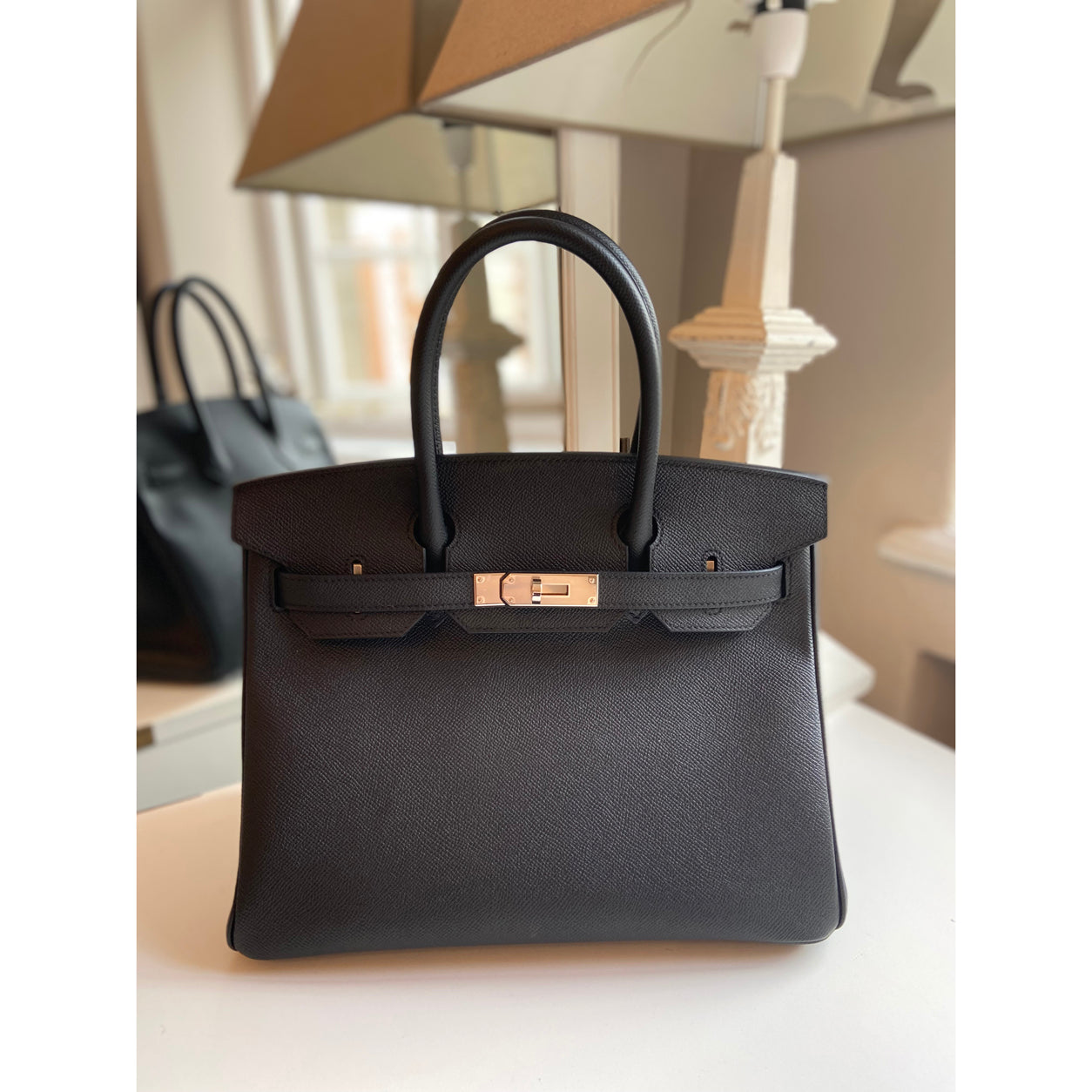 Hermès Birkin 30cm Black Epsom PHW