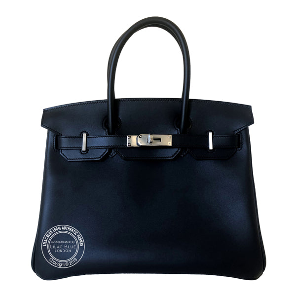 Hermès Birkin 30cm Black Jonathan PHW