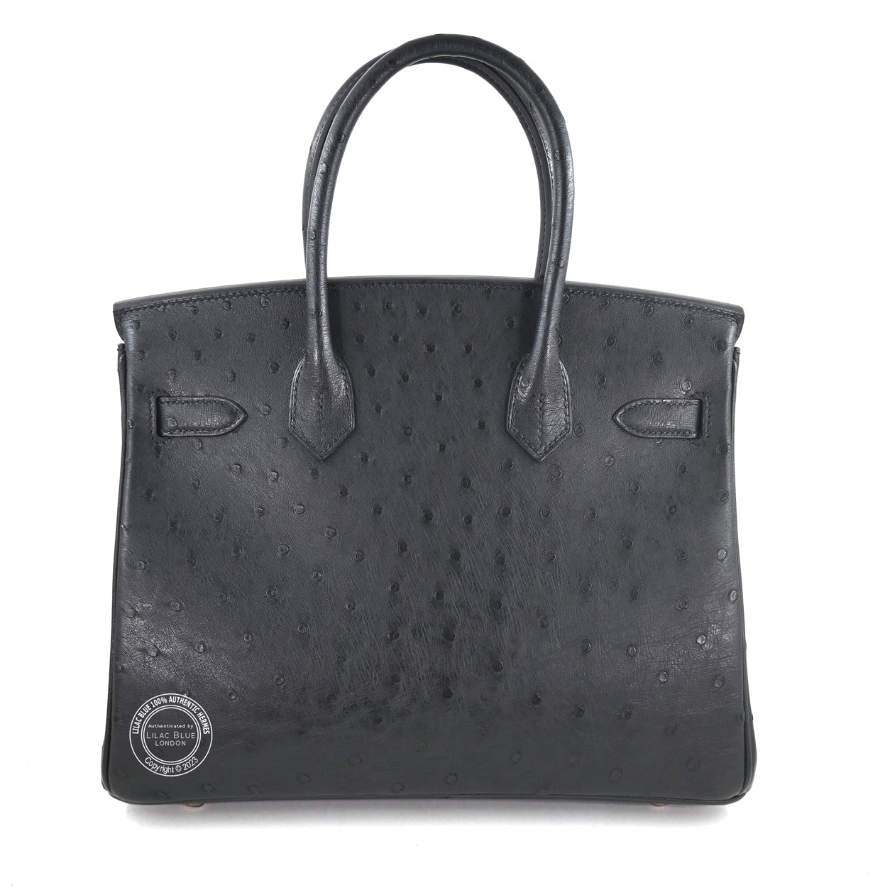 Hermès Birkin 30cm Black Ostrich RGHW